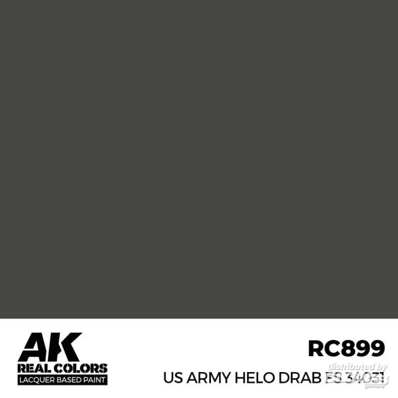 US Army Helo Drab FS 34031 17 ml. Paint 