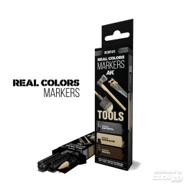 TOOLS - SET 3 REAL COLORS MARKERS Paint 