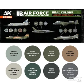 US Air Force & ANG Aircraft Colors 1960s-1980s SET Paint 