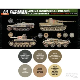 German Afrika Korps Colors 1941-1943 SET Paint 