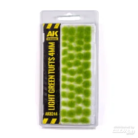 LIGHT GREEN TUFTS 4MM 