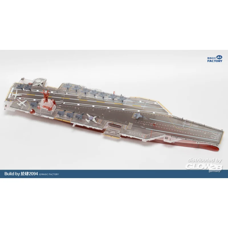 4715830389 Clear Painted Colorful US Navy Gerald R. Ford-class aircraft carrier- USS Gerald R. Ford CVN-78