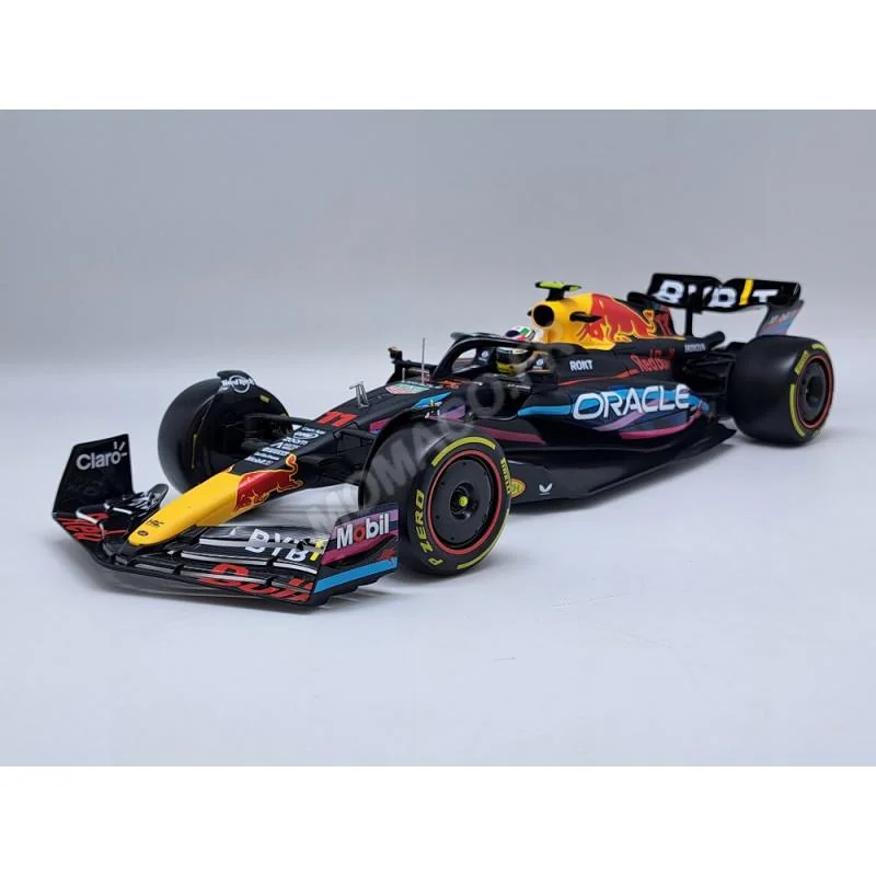 RED BULL F1 RB19 TEAM ORACLE RED BULL RACING 11 SERGIO PEREZ GRAND PRIX MIAMI 2023 2ND Die-cast 