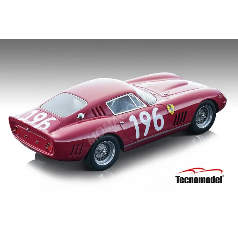 FERRARI 275 GTB/C COMPETITION 196 BISCALDI/DESERTI TARGA FLORIO 1965 Diecast model car