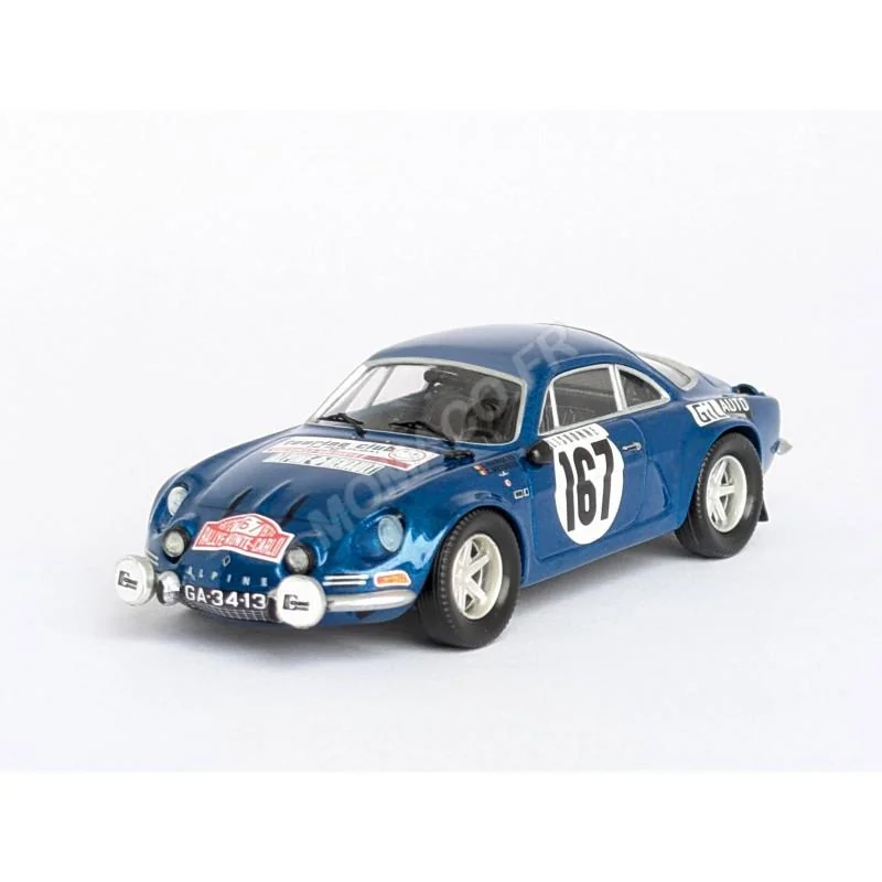 RENAULT ALPINE A110 167 VITOR COLACO MARQUES / CHRISTIAN MELVILLE RALLYE MONTE-CARLO 1972 Die-cast 