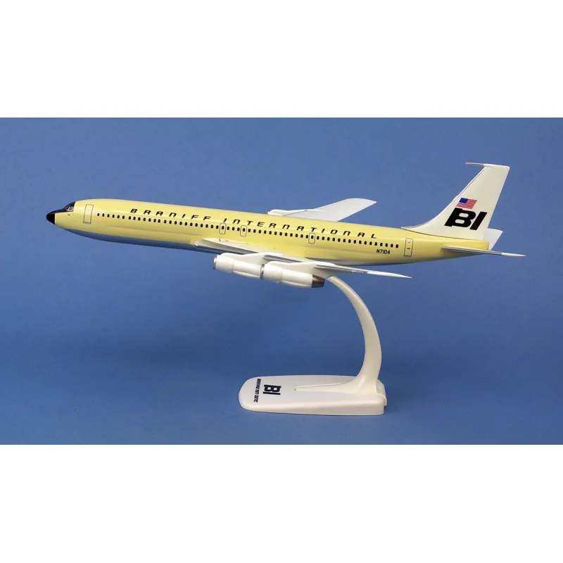 Braniff International Boeing 707-320 -' Solid beige N7104 Die-cast 