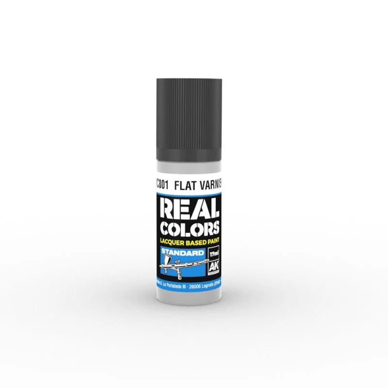 AK INTERACTIVE: Real Colors Flat Varnish 17 ml. 