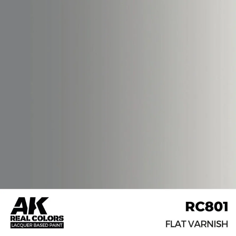 AK INTERACTIVE: Real Colors Flat Varnish 17 ml. Varnish and auxiliary