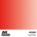 AK INTERACTIVE: Real Colors Clear Red 17 ml. Acrylic model paint