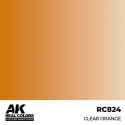 AK INTERACTIVE: Real Colors Clear Orange 17 ml. Acrylic model paint