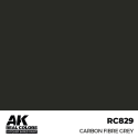 AK INTERACTIVE: Real Colors Carbon Fibre Grey 17 ml. Acrylic model paint