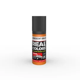 AK INTERACTIVE: Real Colors Fluorescent Orange 17 ml. Paint 