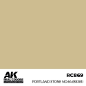 AK INTERACTIVE: Real Colors Portland Stone No.64 (BS381) 17 ml. Acrylic model paint