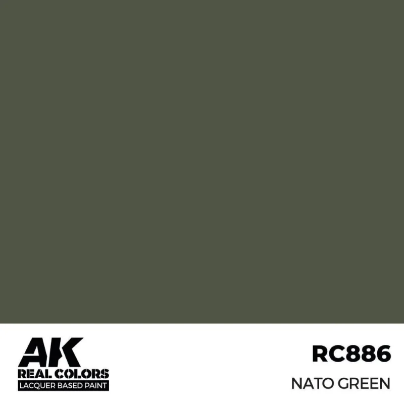 AK INTERACTIVE: Real Colors NATO Green 17 ml. Acrylic model paint