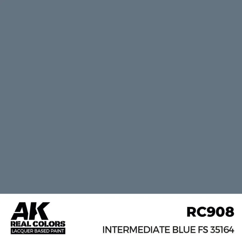 AK INTERACTIVE: Real Colors Intermediate Blue FS 35164 17 ml. Acrylic model paint