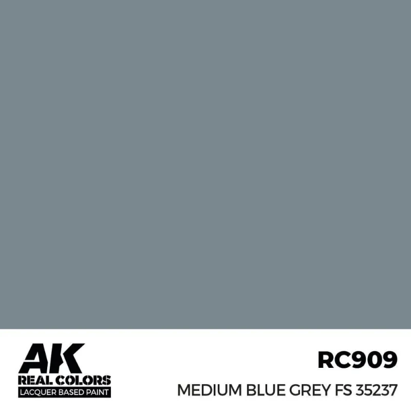 AK INTERACTIVE: Real Colors Medium Blue Grey FS 35237 17 ml. Acrylic model paint