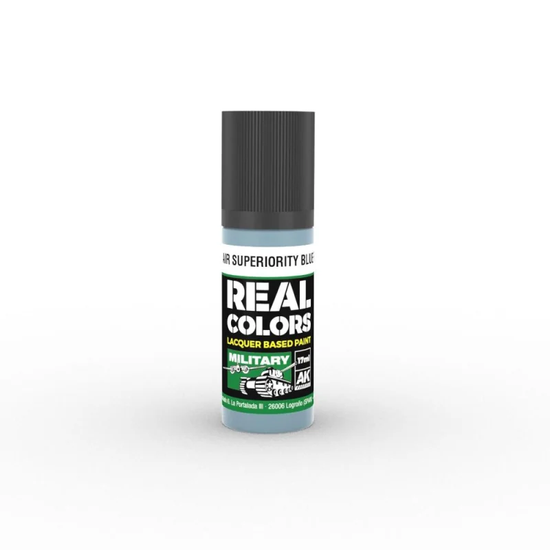 AK INTERACTIVE: Real Colors Air Superiority Blue FS 35450 17 ml. Paint 