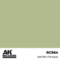 AK INTERACTIVE: Real Colors RAF Sky / FS 34424 17 ml. Acrylic model paint