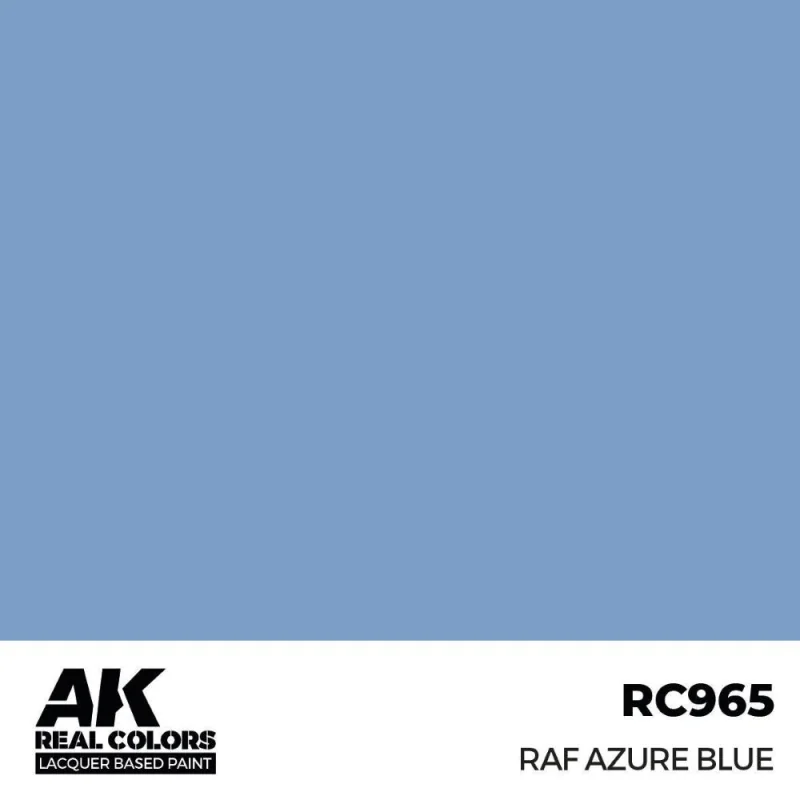 AK INTERACTIVE: Real Colors RAF Azure Blue 17 ml. Acrylic model paint