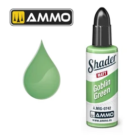 AMMO of MIG: MATT SHADER Goblin Green 10mL Paint 