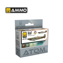 AMMO of MIG: ATOM RAF WWII Early Colors Set (4 colors per set) Paint 