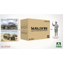 TAKOM MODEL: 1/35; Sd.Kfz.250² Box Sd.Kfz.250/1+Sd.Kfz.250/3"GREIF"+1/16 Erwin Rommel (Limited edition) Model kit 