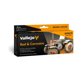 Vallejo 8 colors 18 ml set Rust & Corrossion by Chema Cabrero Paint 