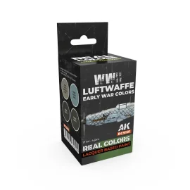 AK INTERACTIVE: Real Colors WWII Luftwaffe Early War Colors SET Paint 