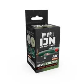 AK INTERACTIVE: Real Colors WWII IJN Aircraft Colors SET Paint 