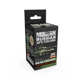 AK INTERACTIVE: Real Colors Modern Russian AFV Colors SET Paint 