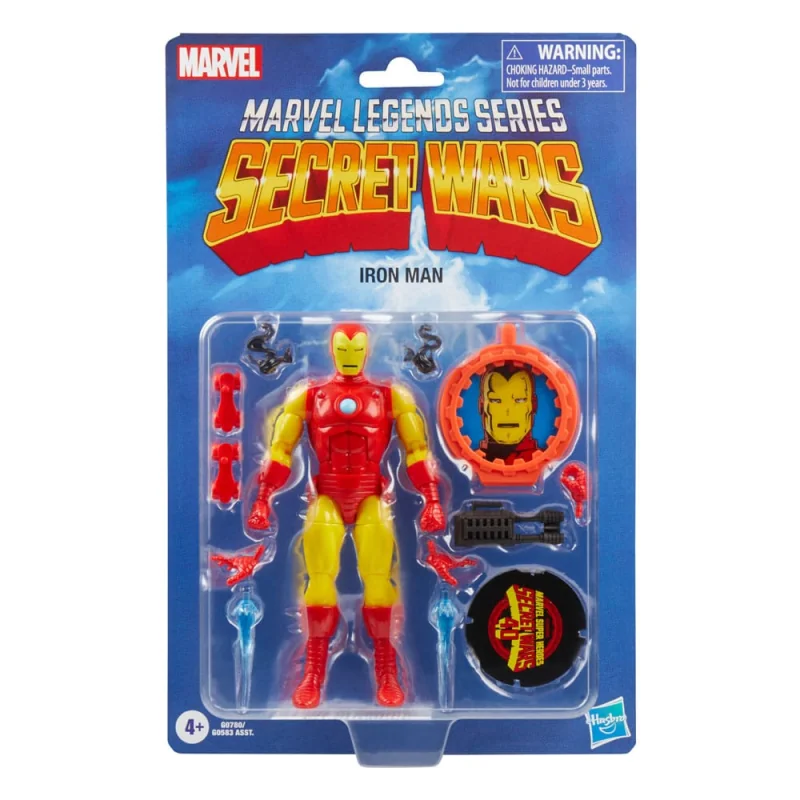 Secret Wars Marvel Legends Retro Iron Man Figure 15 cm