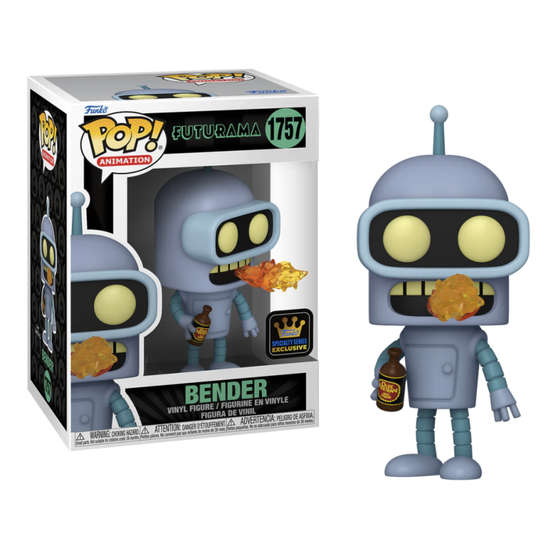 FUTURAMA - POP TV N° 1757 - Bender with Chase (GW) Pop figure 