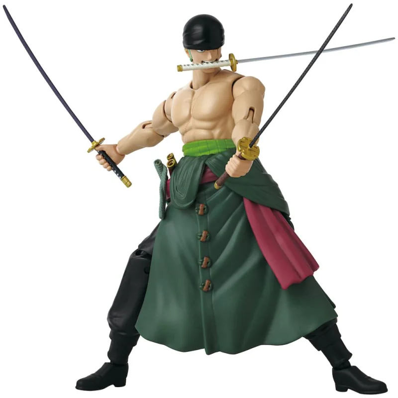 ONE PIECE - Roronoa Zoro Three Sword Style- Anime Heroes Figure 17cm Figure