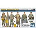 WW2 IMPERIAL JAPANESE TANK CREW + one Imperial Naval Landing Force Food Supplier Model kit 