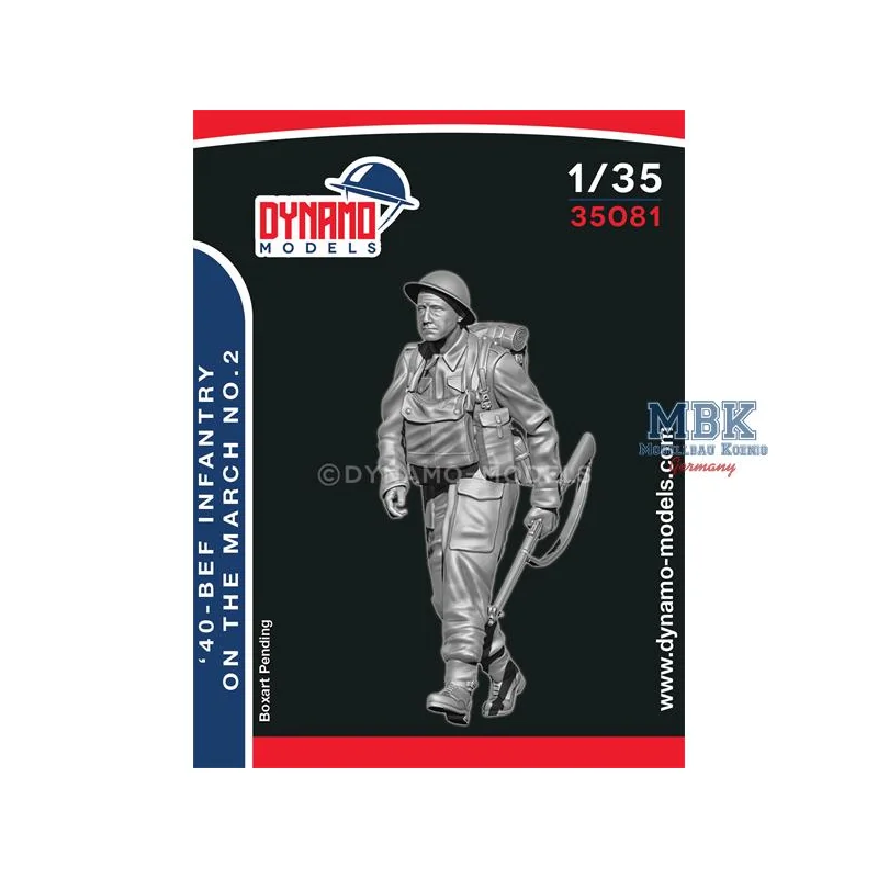 40’ BEF Infantryman Marching No.2 Figure 