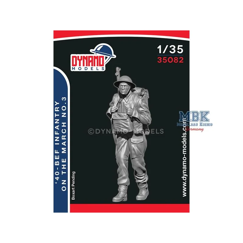 40’ BEF Infantryman Marching No.3 Figure 