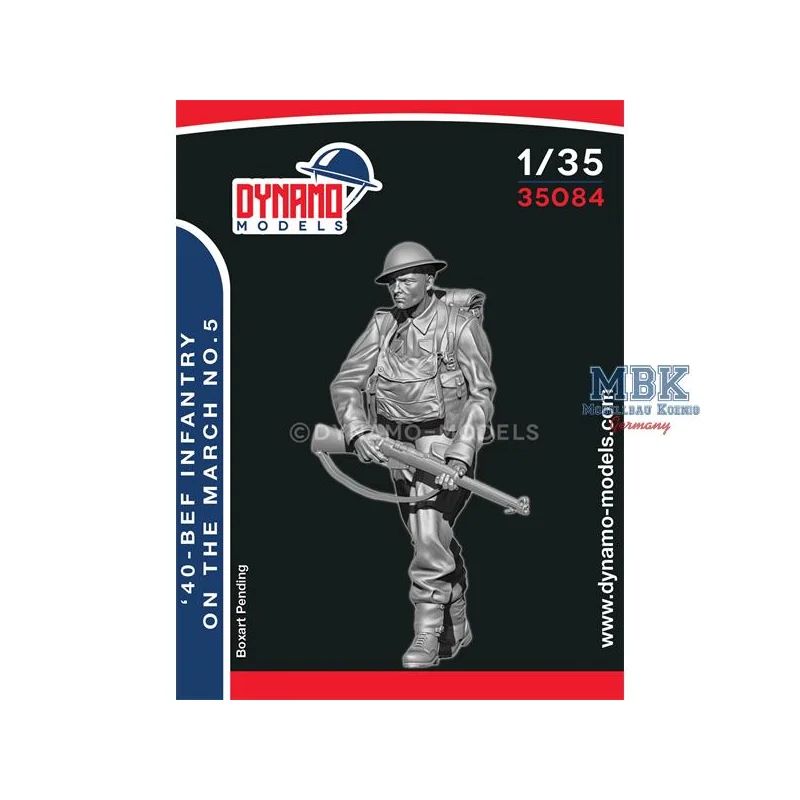 40’ BEF Infantryman Marching No.5 Figure 