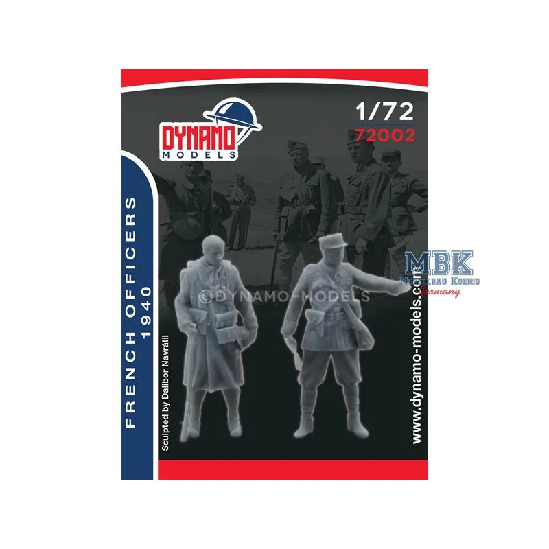 French Officer Set 1:72 Figure 