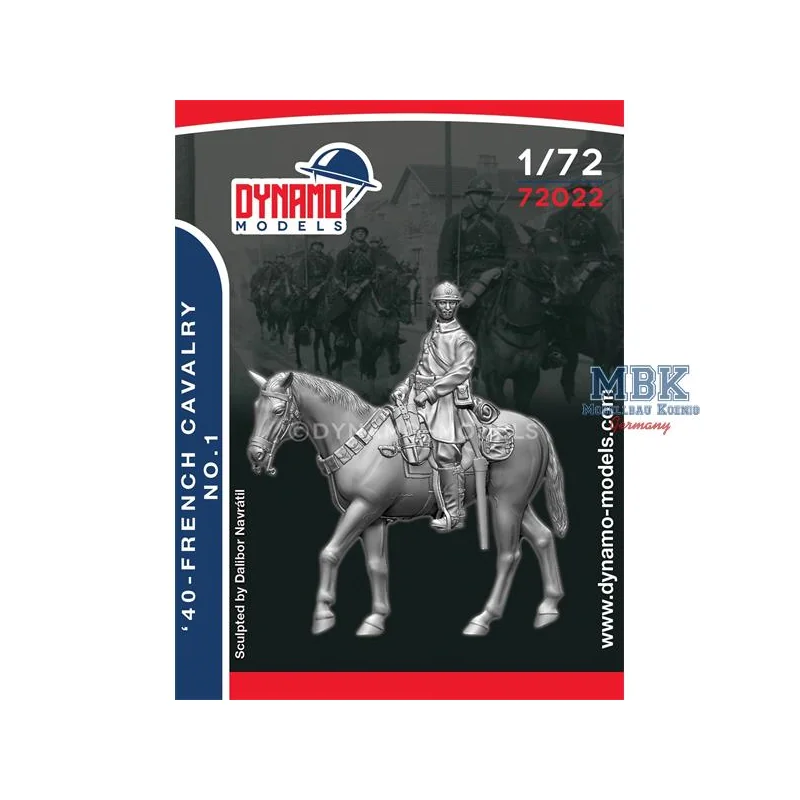 ’40 - French Cavalry 1 - 1:72 Figure 