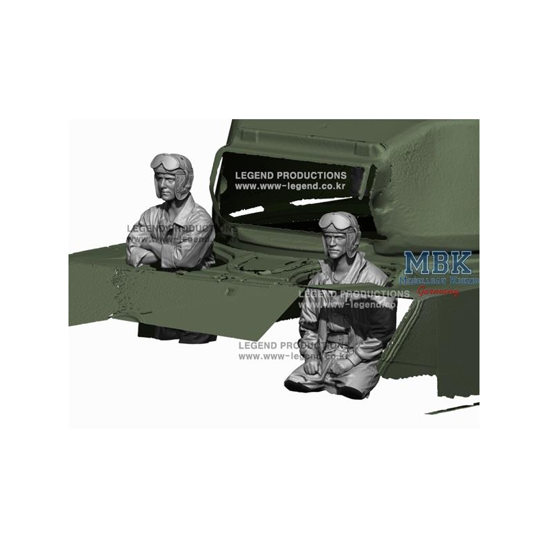 WW2 US Tank Driver & Bow Gunner 1:72 Historical figure