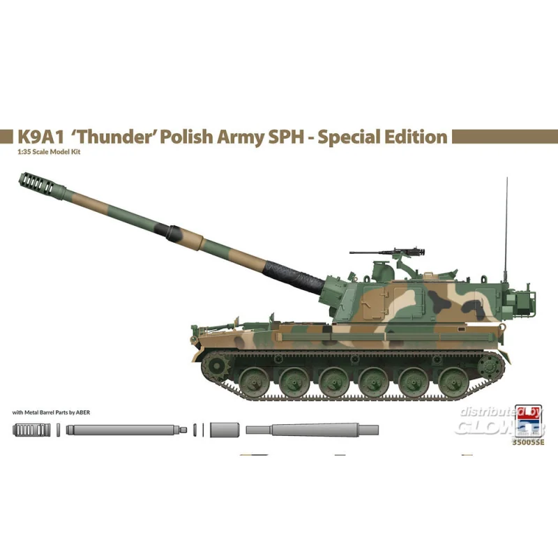 K9A1 'Thunder' Polish Army SPH - Special Edition Model kit 