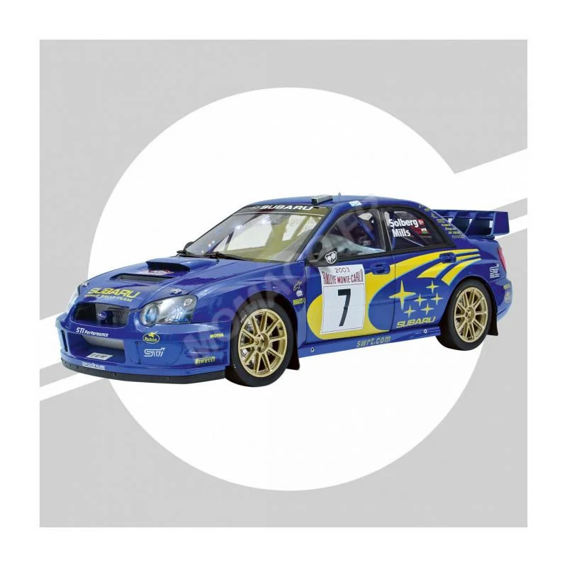 SUBARU IMPREZA 7 SOLDBERG/MILLS WRC MONTE-CARLO RALLY 2003 (FULL KIT) Model car kit