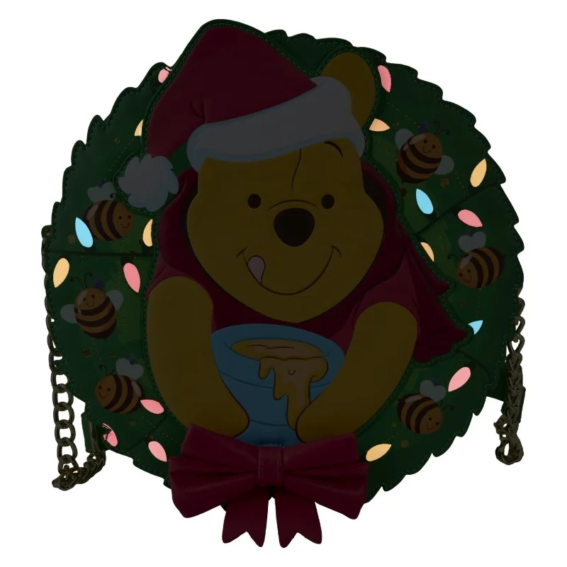 Disney Loungefly Winnie Stuck In Wreath Handbag Bag