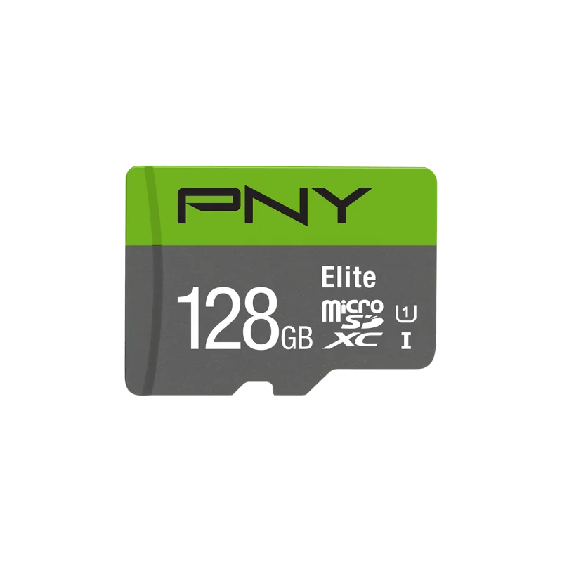 PNY Elite 128GB - Micro SDHC Card + Adapter 