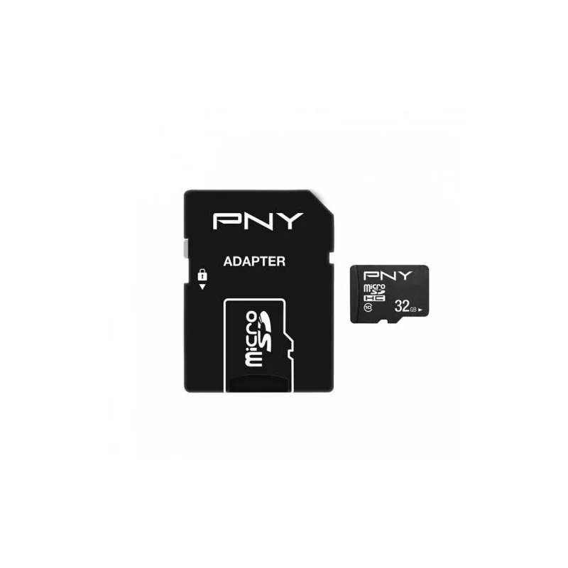 PNY performance Plus 32GB - Micro SDHC + Adapter Memory card (MicroSD)