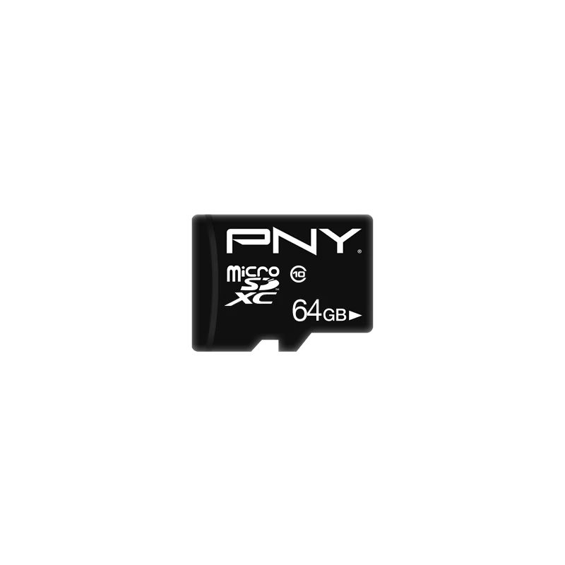 PNY performance Plus 64GB - Micro SDHC + Adapter 