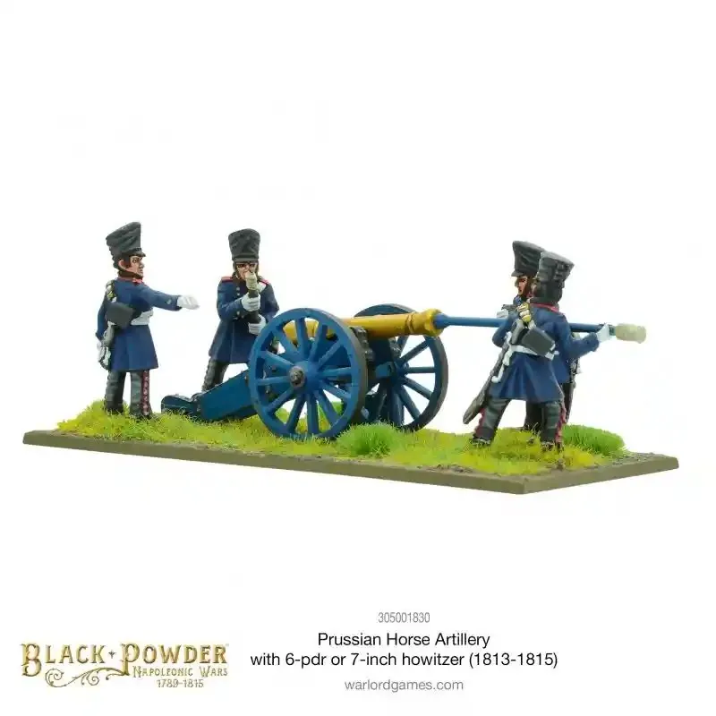 Napoleonic Prussian Horse Artillery with 6-Pdr (1813-1815) Figurine games 