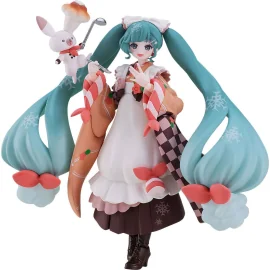 Character Vocal Series 01: Hatsune Miku figure Figma Snow Miku: Winter Delicacy Ver. Figurine 