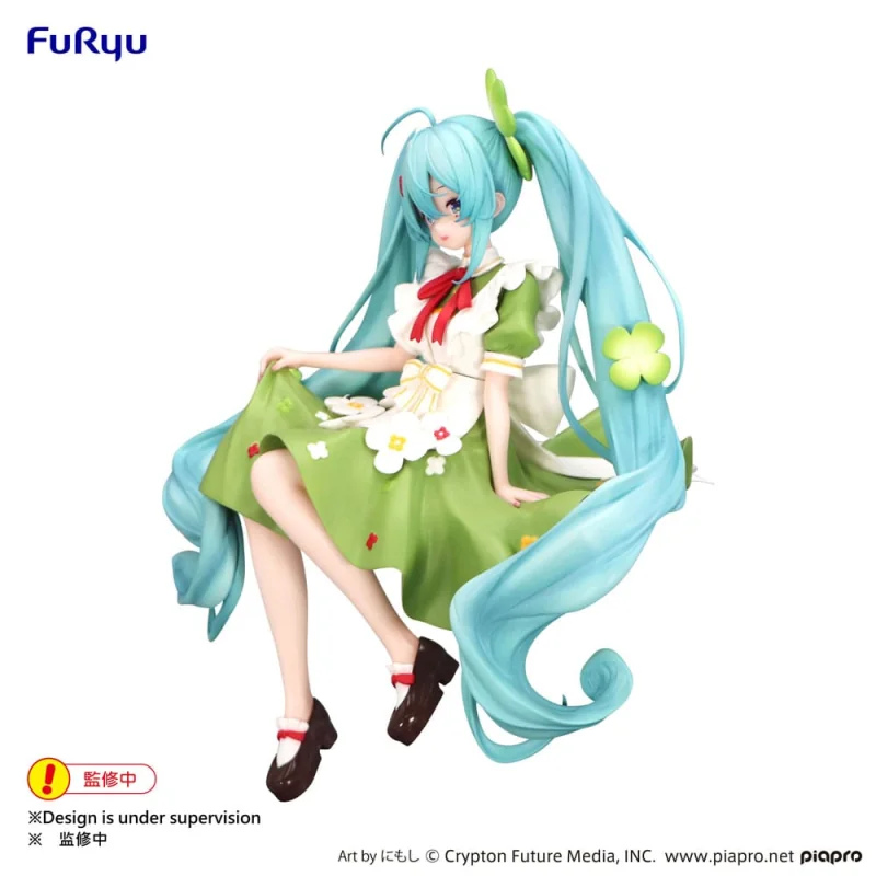 Hatsune Miku PVC statuette Noodle Stopper Flower Fairy Clover 15 cm Figure