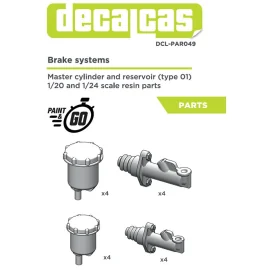 BRAKE SYSTEM MASTER CYLINDER AND RESERVOIR 